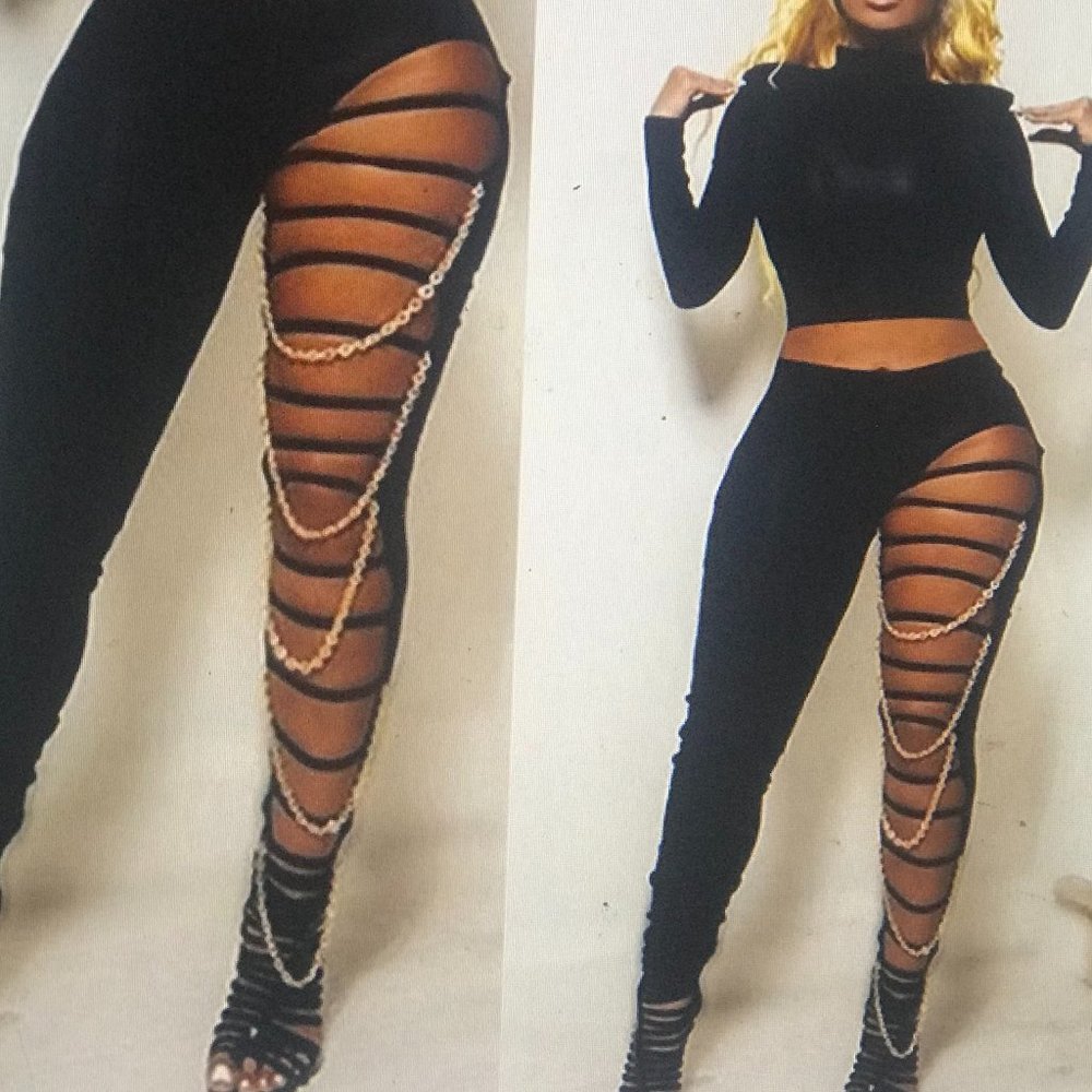 Hollow Out Leggings